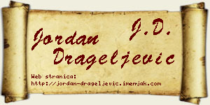 Jordan Drageljević vizit kartica